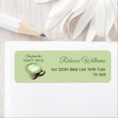 Étiquette Elégant thème café Fête des mariées parfaite Match (En situation)