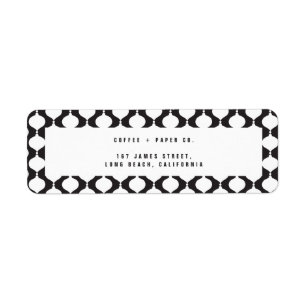 Étiquette Elegant vintage baubles retro Christmas