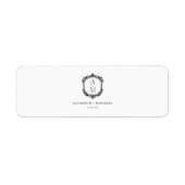 Étiquette Elegant Wedding Monogram Cigar Bands Label (Devant)