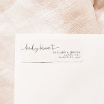 Étiquette Élégante calligraphie Veuillez livrer l'adresse de<br><div class="desc">Où Dreams Meet Elegance Élevez votre journée spéciale avec notre ensemble enchanteur de papeterie, méticuleusement conçu pour insuffler à votre mariage de fantaisie et de grâce. Des invitations délicates aux cartes de lieux exquises, cette collection est une symphonie de calligraphie complexe et de design intemporel. Créez une célébration qui vous...</div>