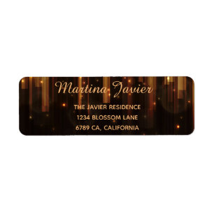 Étiquette Elégante Masquerade Quinceañera 15e anniversaire