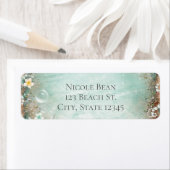 Étiquette Elégante plage Fête des mariées de poisson de mer  (En situation)