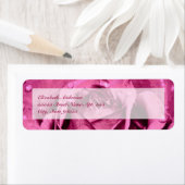 Étiquette Élégante Rose rose Fille (En situation)
