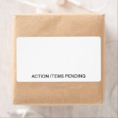 Étiquette Éléments d'action en attente | Expédition à contra (En situation)