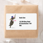 Étiquette Eléphant GOP (En situation)