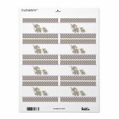 Étiquette Elephant Joy (Feuille entière)