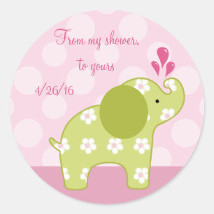 Étiquette éléphant Jungle Jill/Stickers/Enveloppes