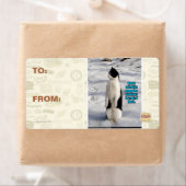 Étiquette Élevé par des pingouins (En situation)