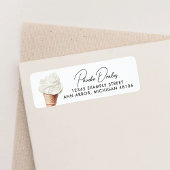 Étiquette Elle a été récupérée Fête des mariées de vanille r