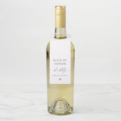 Étiquette Ellesmere Maid Of Honor Bubbly Bottle Ha (Sur bouteille)