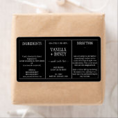 Étiquette Emballage de la bouteille à huile essentielle (En situation)