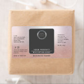 Étiquette Emballage de logo professionnel autour du produit (En situation)