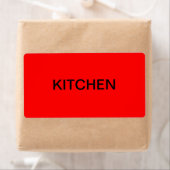 Étiquette Emballage et déplacement de cuisine (En situation)