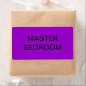 Étiquette Emballage et déplacement de la chambre (En situation)