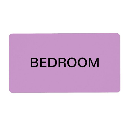 Étiquette Emballage et déplacement de la chambre (Devant)