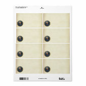 Étiquette Emblème du FBI (Feuille entière)