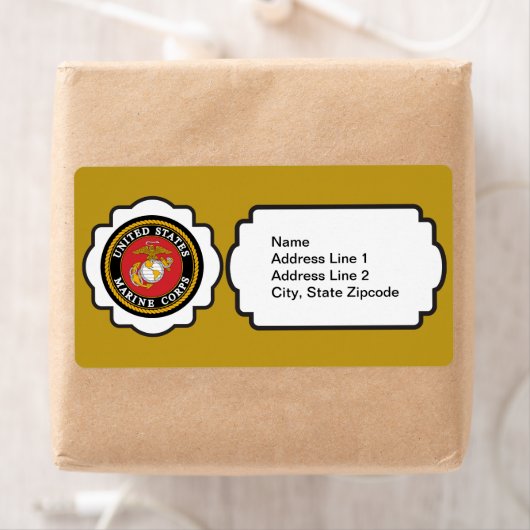 Étiquette Emblème USMC (En situation)