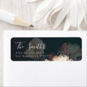 Étiquette Emerald Antique Vintage Wedding Adresse de retour (En situation)