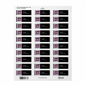 Étiquette Emo Coeur des yeux J'aime la vie (Feuille entière)