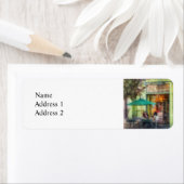 Étiquette Empire Coffee et Tea (En situation)