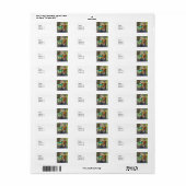 Étiquette Empire Coffee et Tea (Feuille entière)