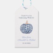 Étiquette Empreinte de léopard Citrouille Merci de (Devant)