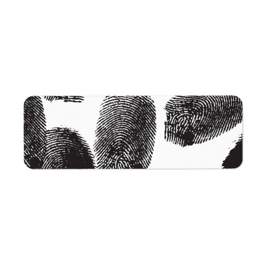 Étiquette Empreintes digitales (Devant)