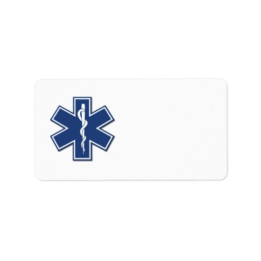 Étiquette EMS Star of life (Devant)