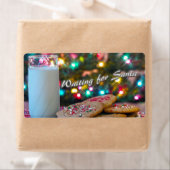 Étiquette En attente de Père Noël (En situation)