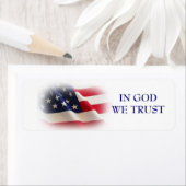 ÉTIQUETTE EN DIEU NOUS AVONS CONFIANCE (En situation)