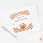 Étiquette En vichy Carré de cuisine (Enveloppe)