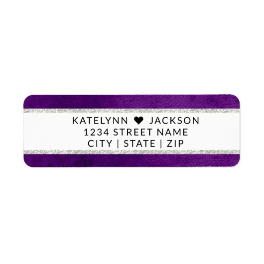 Étiquette Enchanted Floral Mariage Papier à lettres Adresse  (Devant)