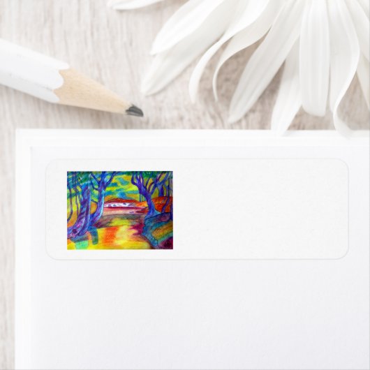 ÉTIQUETTE ENCHANTED FOREST (En situation)