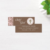 Étiquette Enfant de Dieu - Faveur rose (Bureau)