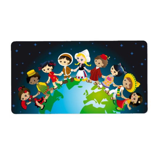 Étiquette Enfant du monde (Devant)