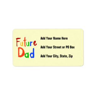 Étiquette Enfant Texte Futur Papa T-shirts et cadeaux