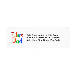 Étiquette Enfant Texte Futur Papa T-shirts et cadeaux