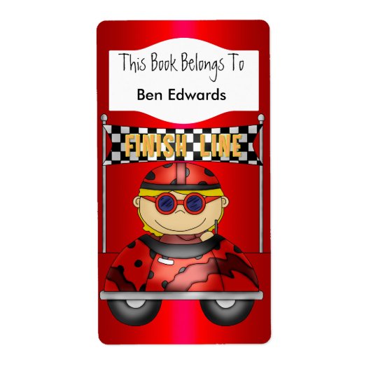 Étiquette Enfants Réserver Étiquettes Stickers Voi (Devant)