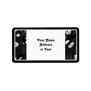 Étiquette Enregistrement LP Vinyl Look