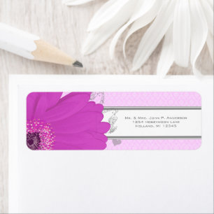 Étiquette Enregistrer la date Gerber Daisy Notes musicales e
