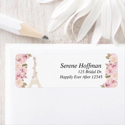 Étiquette Enterrement de vie de jeune fille, thème Paris, To (En situation)