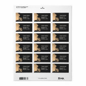 Étiquette Entraîneur de football  (Feuille entière)