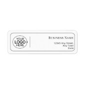 Étiquette Entreprise Ajouter Votre Logo Nettoyer Moderne Adr (Devant)