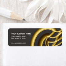 Entreprise élégante | Adresse de retour personnali