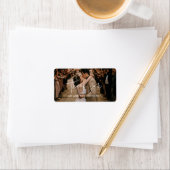 Étiquette Enveloppe du Mariage photo Merci (En situation)