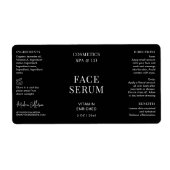 Étiquette Enveloppement de la bouteille Cosmo de Dropper à v (Devant)