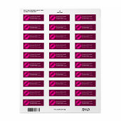 Étiquette Envoi de baisers (Feuille entière)