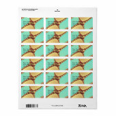 Étiquette Épicentre 3 - Fractal (Feuille entière)