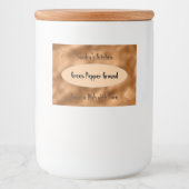 Étiquette épices pour Parties scintillant Jar Gold (Devant)