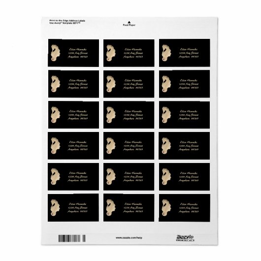 Étiquette Epona (Feuille entière)